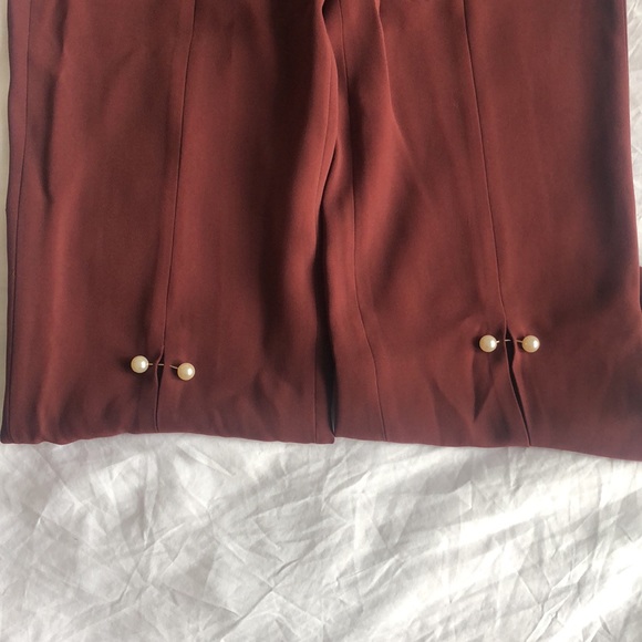 Petite Studio NYC Zelda Pearl Pants - Mauve - Picture 6 of 8